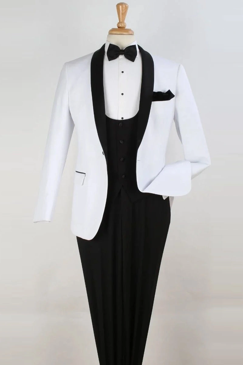 Tuxedo Bán Uasal: Léine Amháin, Foirfeacht Scoop, Stíl Shawl, Déanta do Do Lá Mór, Éasca le Ceannach.